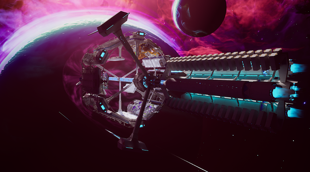 A space station! In space! In a game of course.